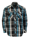 western long sleeve button down casual