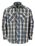 western long sleeve button down casual