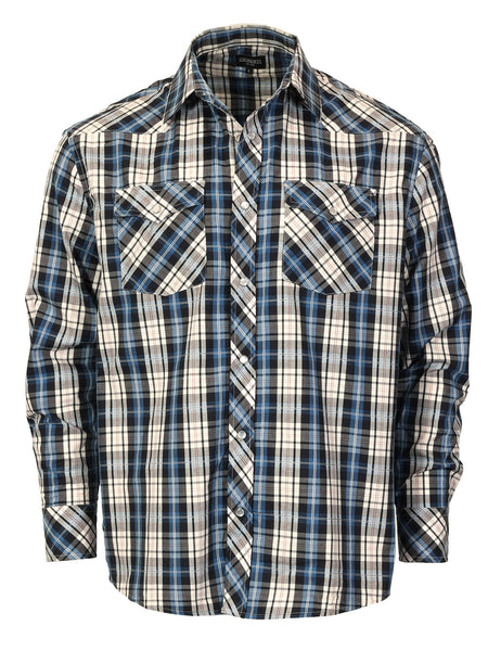 western long sleeve button down casual