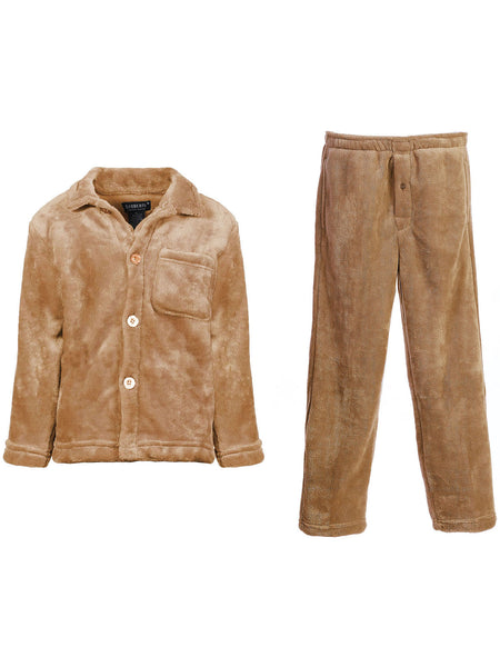 Boy's Plush Pajama Set
