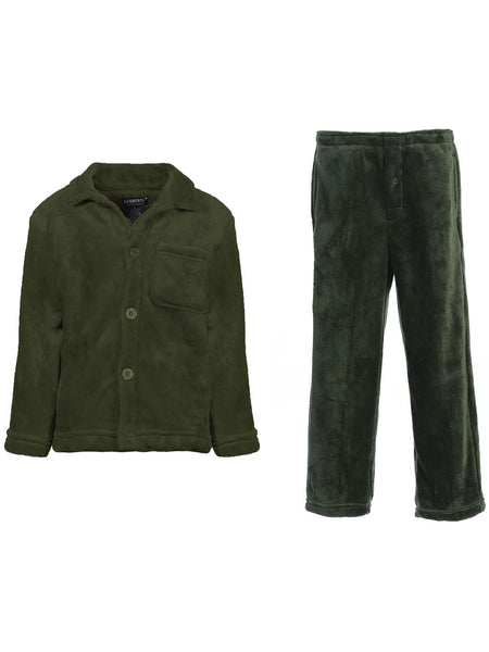 Boy's Plush Pajama Set