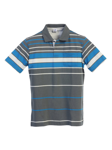 Men's Stripe Polo Shirt