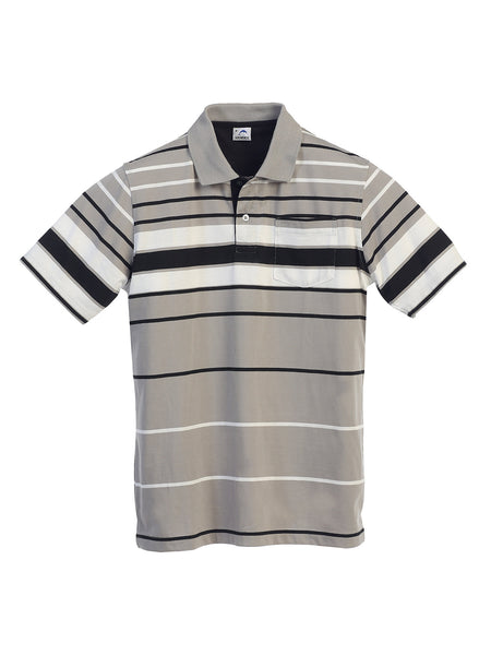 Men's Stripe Polo Shirt