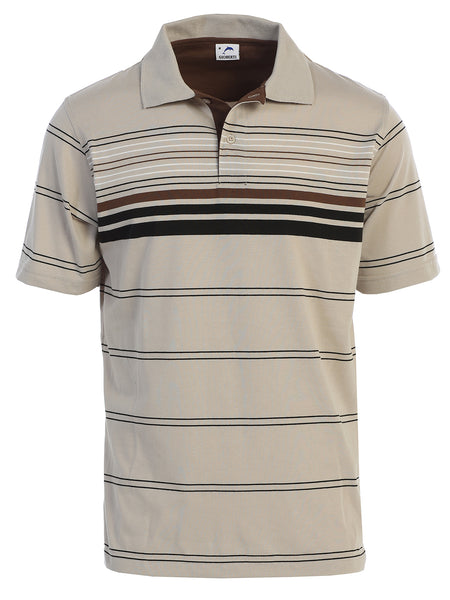Men's Stripe Polo Shirt