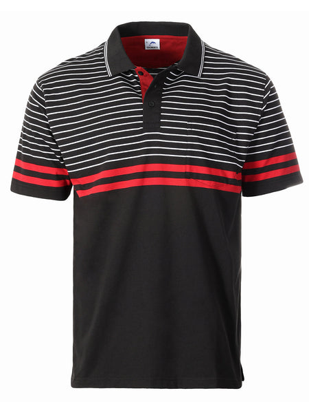 Men's Striped Polo Shirts