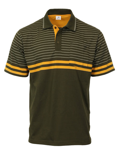 Men's Striped Polo Shirts