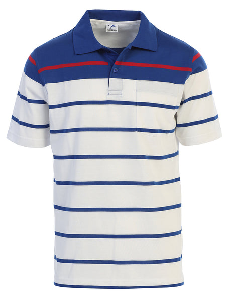 Men's Striped Polo Shirts