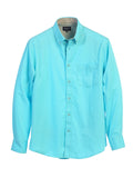 Men's Long Sleeve Casual Twill Contrast Shirts
