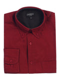 Men's Casual Twill Contrast Shirts
