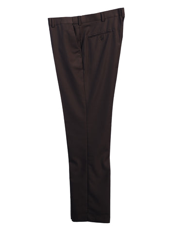 Men's Expandable Waist Dress Pants, D Brown