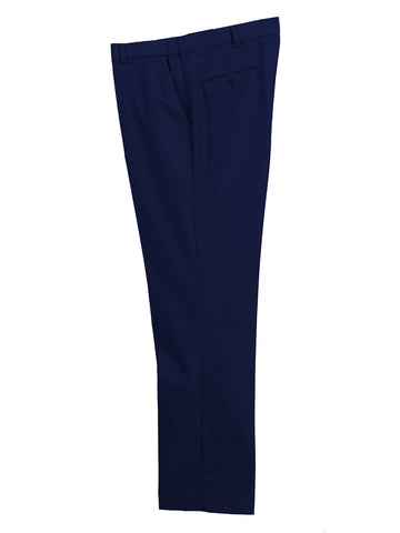 Men's Expandable Waist Dress Pants, Royal Blue