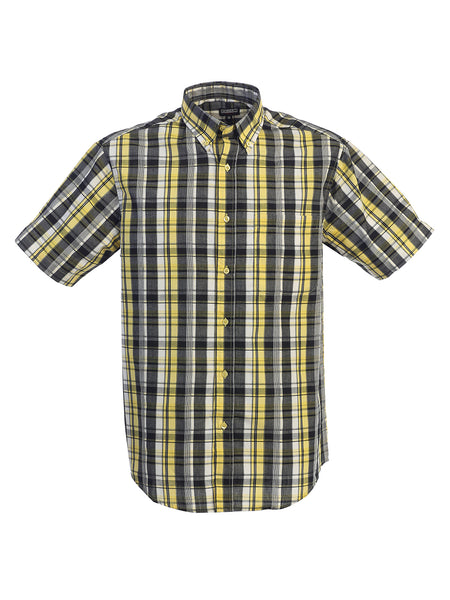 Special Men's Plaid Short Sleeve Shirt