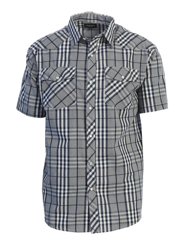 Men's Plaid Western Shirt