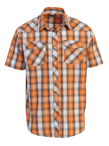 Men's Plaid Western Shirt