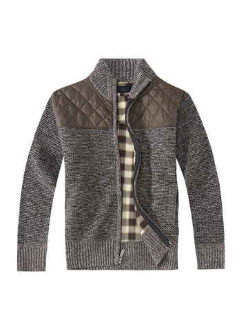 Boy's Knitted Cardigan Sweater