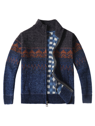 Boy's Chenille Cardigan Sweater