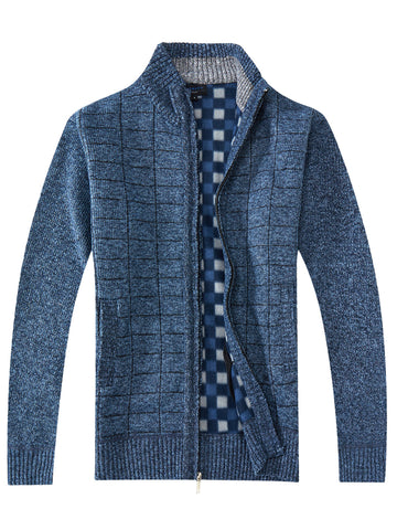 Men's Knitted Cardigan Sweater