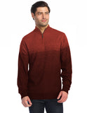Mens Knitted Quarter Zip Sweater