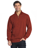 Mens Knitted Quarter Zip Sweater