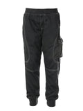 Boys Athletic Track Pants With Ribbed Cuff