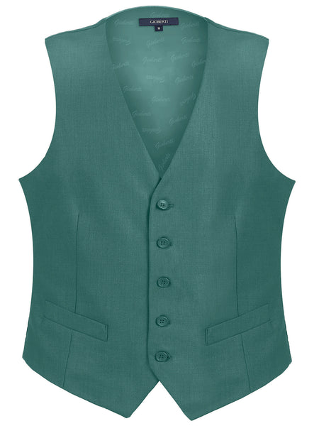 Men's Formal Suit Vest, Green