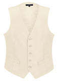 Men's Formal Suit Vest, White