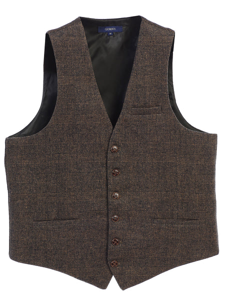 Mens Button Formal Suit Vest