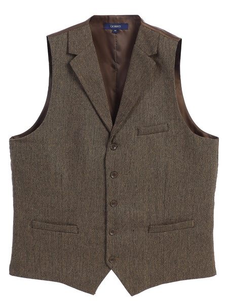 Mens Button Formal Suit Vest