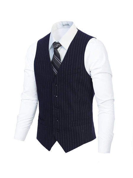 Mens Button Formal Suit Vest