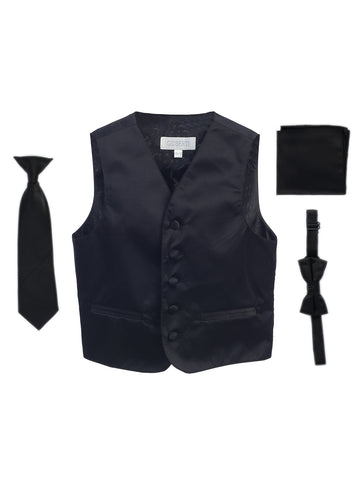 Boy's (8-16) 3pc Tweed Vest Set