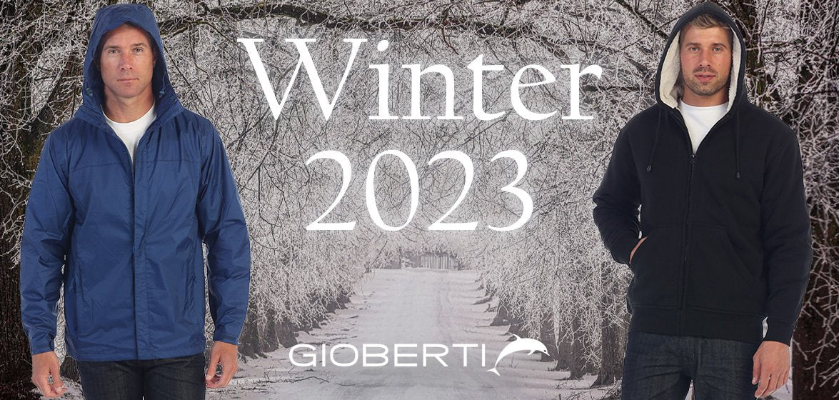 Gioberti Men's Winter 2023 Banner